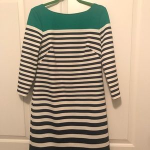 Striped Scuba dress